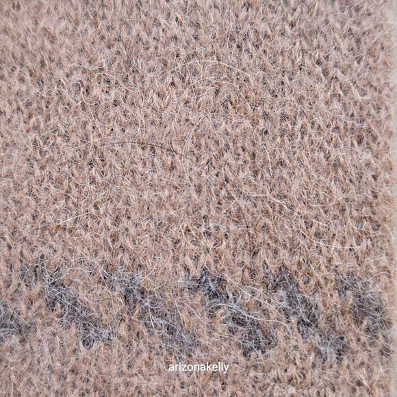 NWOT Everlane Alpaca Patterned Scarf in Cocoa & Tiger's Eye - Picture 12 of 13